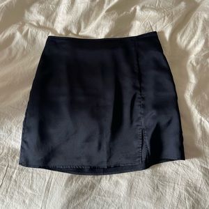 NWOT Abercrombie Satin Black Skirt, S